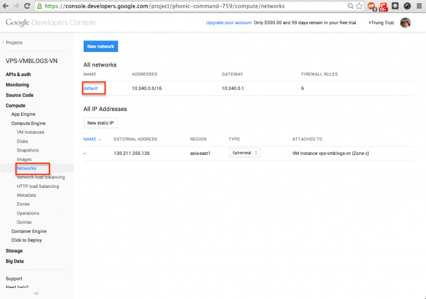 1-Open port Google 1