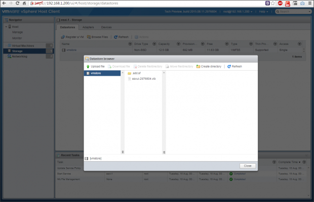 ESXi Web GUI  - 3