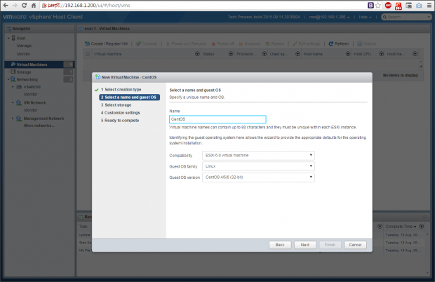 ESXi Web GUI  - 6